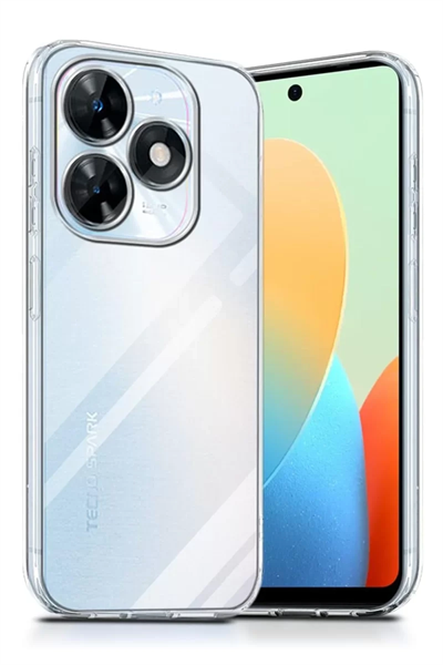 Tecno Spark Go 2024 Kılıf Lüx Şeffaf Silikon