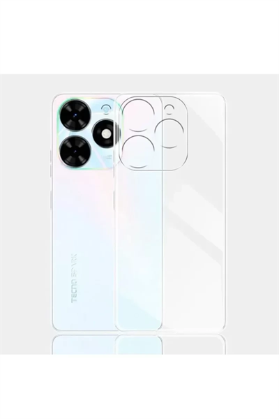 Tecno Spark Go 2024 Kılıf Lüx Şeffaf Silikon