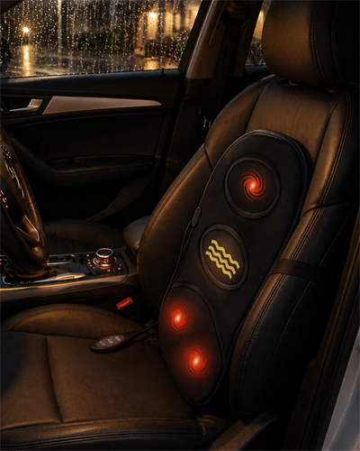 Titreşimli Masaj Minderi Isı Fonksiyonlu Bel Sırt Rahatlatıcı Koltuk Minderi