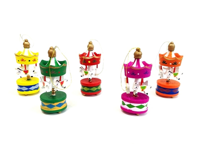 Toptan Mini Ahşap 6lı Atli Karinca
