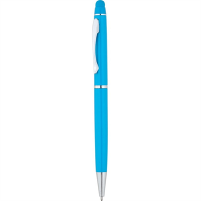 Touchpen Dokunmatik Turkuaz Metal Kalem