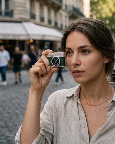 Ultra Kompakt Mini Fotoğraf Makinesi 4K HD Video Selfie Kamerası