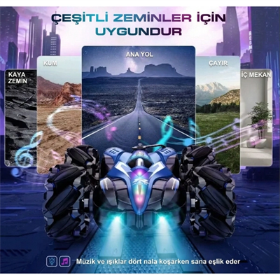 Uzaktan Kumandalı Akrobat Araba