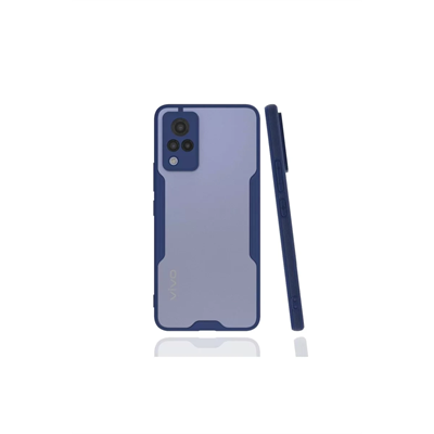 Vivo V21 Kılıf Platin Silikon - Lacivert