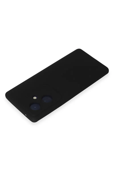 Vivo V29 Lite Kılıf Nano içi Kadife Silikon - Siyah