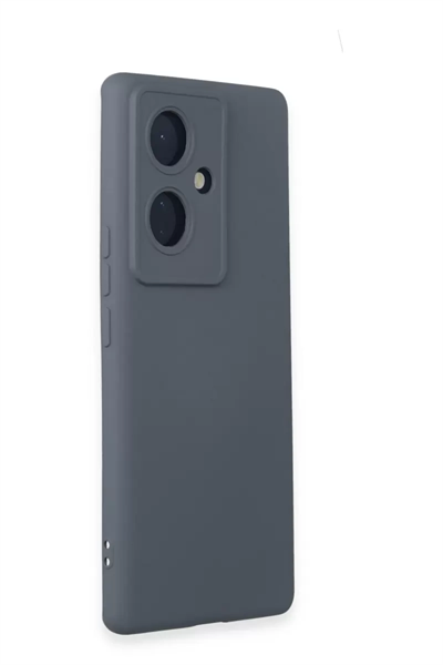 Vivo V29 Lite Kılıf Nano içi Kadife Silikon - Gri
