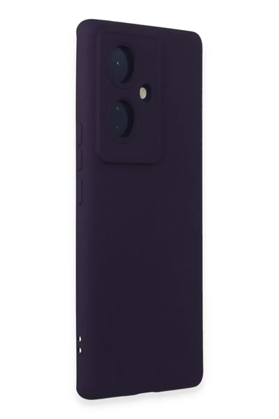 Vivo V29 Lite Kılıf Nano içi Kadife Silikon - Mor