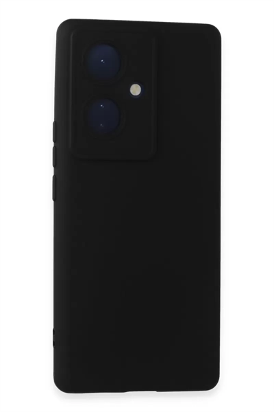 Vivo V29 Lite Kılıf Nano içi Kadife Silikon - Siyah
