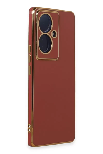 Vivo V29 Lite Kılıf Volet Silikon - Kırmızı