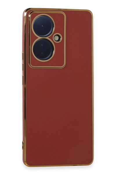 Vivo V29 Lite Kılıf Volet Silikon - Kırmızı