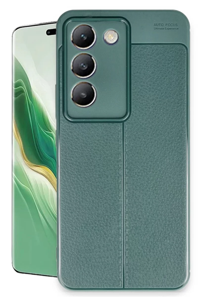 Vivo V30 Lite 4G Kılıf Auto Focus Kapak - Koyu Yeşil