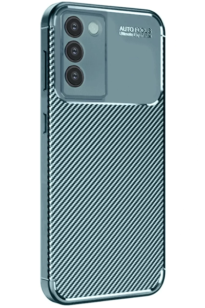 Vivo V30 Lite 4G Kılıf Auto Focus Karbon Kapak - Koyu Yeşil