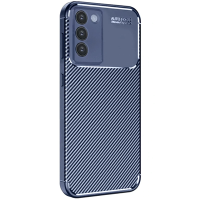Vivo V30 Lite 4G Kılıf Auto Focus Karbon Kapak - Lacivert