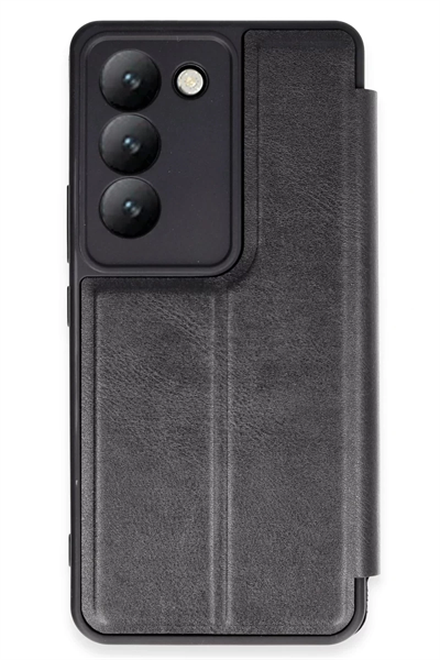 Vivo V30 Lite 4G Kılıf Flip Cover - Siyah