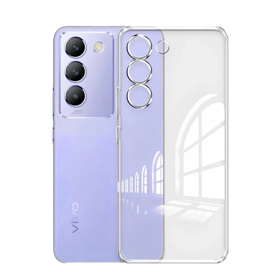 Vivo V30 Lite 4G Kılıf Lüx Şeffaf Silikon