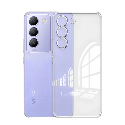 Vivo V30 Lite 4G Kılıf Lüx Şeffaf Silikon