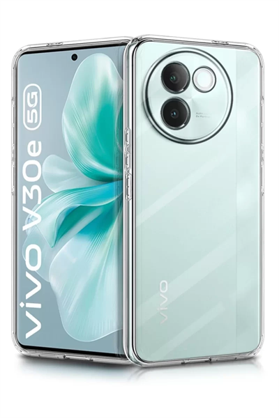 Vivo V30e Kılıf Lüx Şeffaf Silikon
