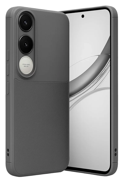 Vivo V50 Lite 4G Auto Focus Karbon Kapak - Gri