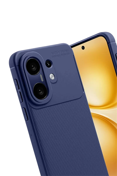Vivo X200 FE Auto Focus Karbon Kapak - Lacivert