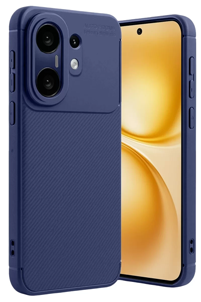 Vivo X200 FE Auto Focus Karbon Kapak - Lacivert