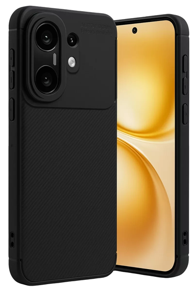 Vivo X200 FE Auto Focus Karbon Kapak - Siyah