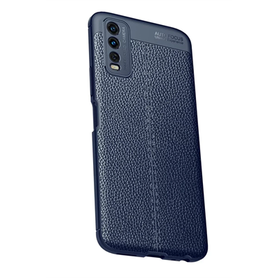 Vivo Y11S Kılıf Auto Focus Kapak - Lacivert