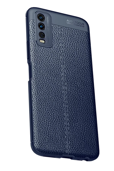 Vivo Y11S Kılıf Auto Focus Kapak - Lacivert