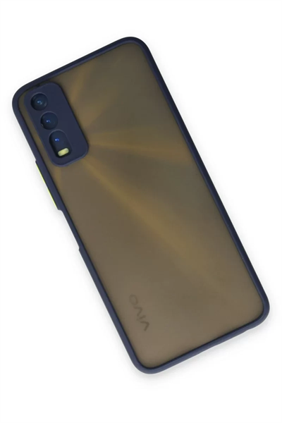 Vivo Y11S Kılıf Montreal Silikon Kapak - Lacivert
