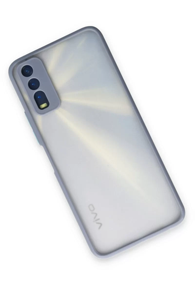 Vivo Y11S Kılıf Montreal Silikon Kapak - Gri
