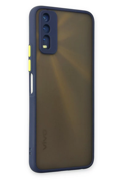 Vivo Y11S Kılıf Montreal Silikon Kapak - Lacivert