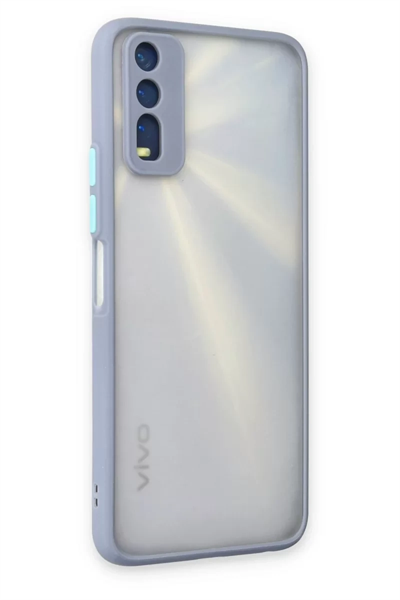 Vivo Y11S Kılıf Montreal Silikon Kapak - Gri