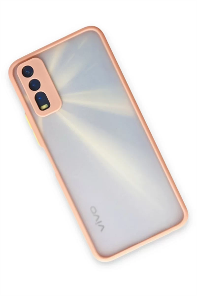 Vivo Y11S Kılıf Montreal Silikon Kapak - Pembe