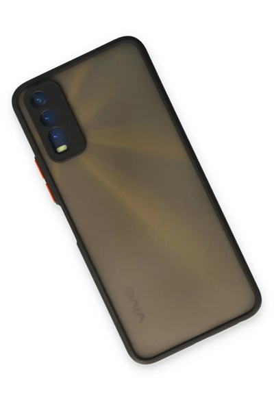 Vivo Y11S Kılıf Montreal Silikon Kapak - Siyah