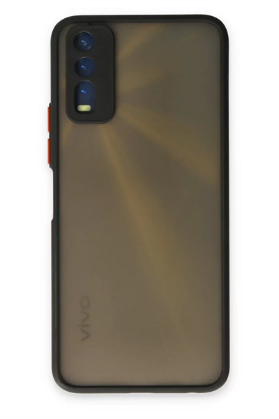 Vivo Y11S Kılıf Montreal Silikon Kapak - Siyah