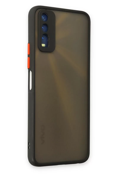 Vivo Y11S Kılıf Montreal Silikon Kapak - Siyah