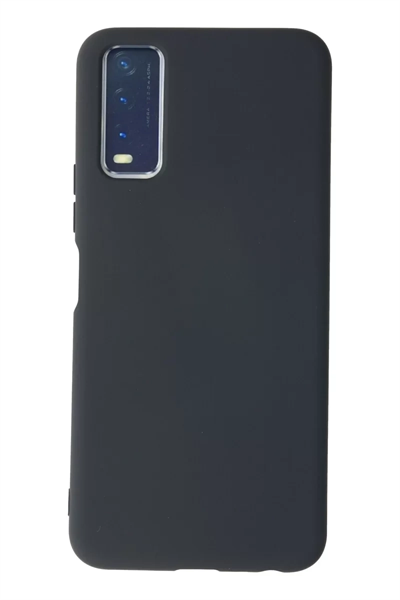 Vivo Y11S Kılıf Nano içi Kadife Silikon - Gri
