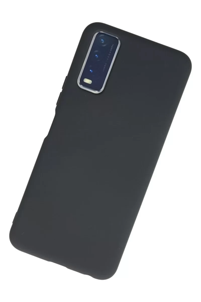 Vivo Y11S Kılıf Nano içi Kadife Silikon - Gri