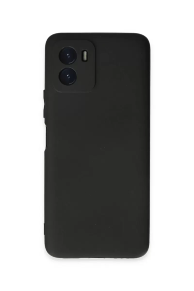 Vivo Y15S Kılıf First Silikon - Siyah