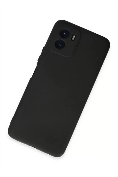 Vivo Y15S Kılıf First Silikon - Siyah