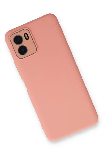 Vivo Y15S Kılıf Lansman Glass Kapak - Pembe