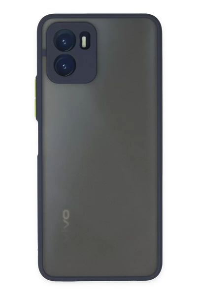 Vivo Y15S Kılıf Montreal Silikon Kapak - Lacivert