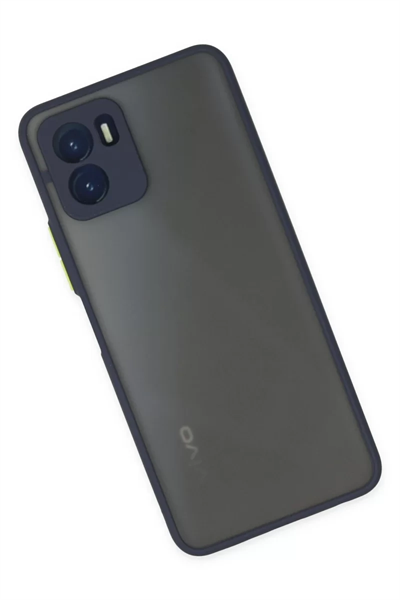 Vivo Y15S Kılıf Montreal Silikon Kapak - Lacivert