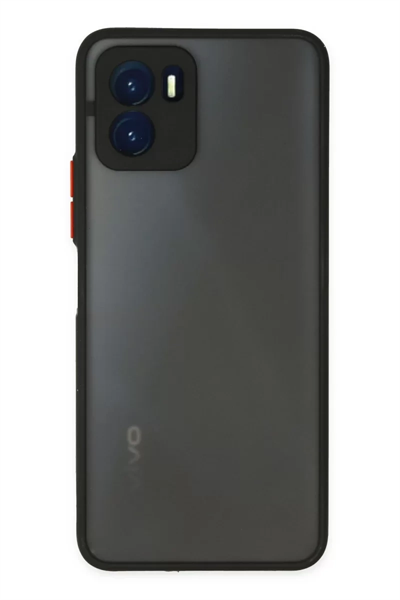 Vivo Y15S Kılıf Montreal Silikon Kapak - Siyah