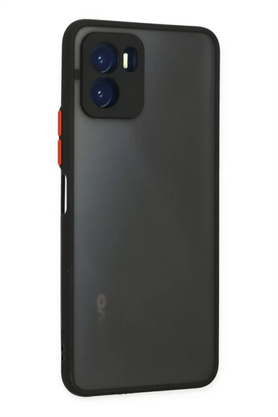 Vivo Y15S Kılıf Montreal Silikon Kapak - Siyah
