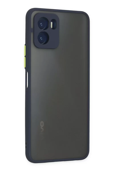 Vivo Y15S Kılıf Montreal Silikon Kapak - Lacivert