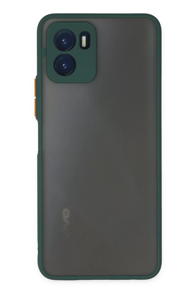 Vivo Y15S Kılıf Montreal Silikon Kapak - Yeşil