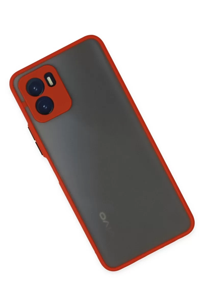 Vivo Y15S Kılıf Montreal Silikon Kapak - Kırmızı