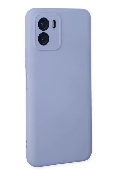 Vivo Y15S Kılıf Nano içi Kadife Silikon - Lila