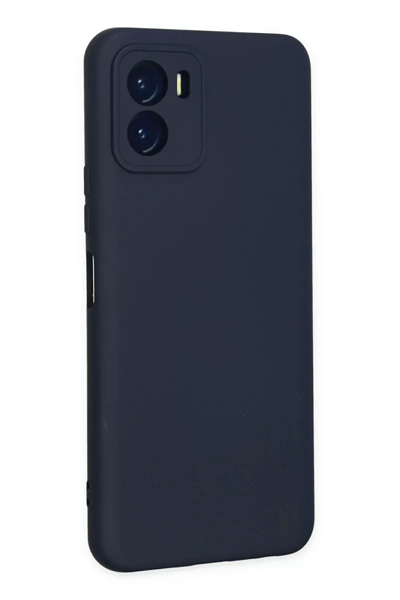 Vivo Y15S Kılıf Nano içi Kadife Silikon - Lacivert