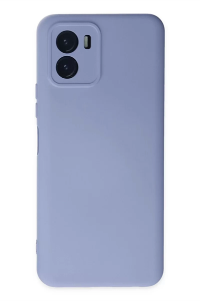 Vivo Y15S Kılıf Nano içi Kadife Silikon - Lila